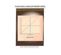 FUNCIONES LINEALES DESDE CERO: Cuaderno total con teoría, ejercicios y gráficas
