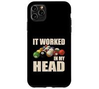 Funcionó En Mi Cabeza Billar Deporte Piscina Pro-Jugador Habilidad Carcasa para iPhone 11 Pro MAX