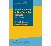 Function Theory of One Complex Variable (Graduate Studies in Mathematics)