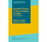 Function Theory of One Complex Variable (Graduate Studies in Mathematics)