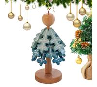 Functional Festive Decor: The wooden tree trivet provides twofold utility by transforming from a flat trivet into an eye-catching 3D Christmas tree, ensuring efficient heat protection and effortless s