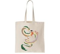 Functon+ Chihiro and Spirit of the Kohaku River Canvas Tote Bag Natural, beige, talla única