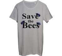 Functon+ Save The Bees Rapper Creator - Camiseta para hombre, color gris, gris, S