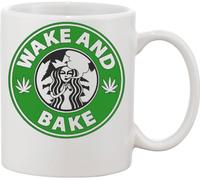 Functon+ Wake and Bake Coffee Tribute - Taza de cerámica, color blanco