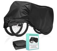Funda 2 bicicletas exterior impermeable universal resistente al agua rayos UV polvo material PEVA de Alta Durabilidad 240x140 cm