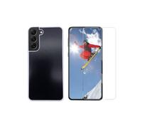 Funda 2 En 1 Con Cristal Protector Para Samsung Galaxy S22 6.1 Pulgadas
