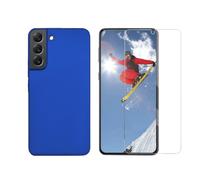 Funda 2 En 1 Con Cristal Protector Para Samsung Galaxy S22 Plus 6.6 Pulgadas