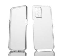 Funda 360º para móvil Oppo A54 5G / A74 5G / A93 5G Silicona Transparente - Carcasa Resistente Full Body Delantera y Trasera Doble Cara Completa Entera (Oppo A54 5G / A74 5G / A93 5G)