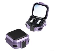 Funda a prueba de golpes para Galaxy Buds4 Pro con bloqueo a prueba de golpes (morado)