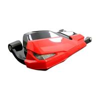 Funda a Prueba de Viento Paramanos Motocicleta para F800GS R1200GS LC ADV con Luces Direccionales Y Luz De Circulación Diurna Guardamanos(Rojo)