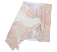 Funda A5 de Tela Bordada con Flores Rosa, Protector Decorativo y Ajustable | Cubierta Elegante para Libros y Cuadernos, Protección contra Polvo, Adecuado para Viajes y Estudio