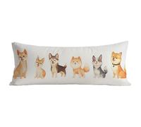Funda Aalmohada 90 cm Animal Funda Cojin 30x90 cm Protector Almohada Impermeable, Cómoda Terciopelo Fundas Cojines Sofa Perro, con Cremallera Invisible Pillow Case para Cama, Gifts for Women BZ-617