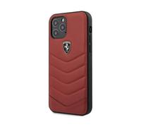 Funda acolchada Ferrari FEHQUHCP12MRE Off Track, Transparente - iPhone 12 Pro