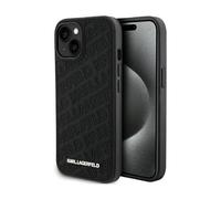 Funda acolchada Karl Lagerfeld K-Pattern, Negra - iPhone 15 Plus