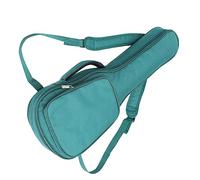 Funda Acolchada para Ukelele 26/27 Pulgadas Verde, Oxford | Forro Sencillo, y Portátil, Gran Capacidad, Refuerzo Grueso para Transporte Diario