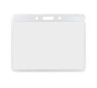 Funda acreditacion o identificador horizontal pvc - Pack 50 unidades