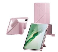 Funda acrílica Transparente Plegable multiángulo Compatible con Huawei MatePad Mini de 8,8 Pulgadas MLR-AL00 MLR-AL10 2025 con Soporte for lápiz(Pink)