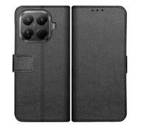 Funda adecuada para Xiaomi 15T Pro Funda con Soporte para Pases - Bookcase Classic - Negro