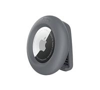 Funda AirTag con Clip, Funda Protectora de Soporte Seguro, Llavero para Air Tag con Accesorio Resistente a los arañazos, Gris Oscuro