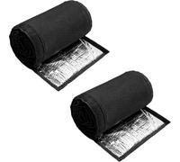 Funda aislante de cobre de 3 capas para tuberías de HVAC: cubierta impermeable para líneas de aire acondicionado exteriores, minisplits y tuberías de refrigerante, resistente a los rayos UV. (2 PCS)