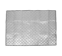 Funda Aislante para Congelador Horizontal, Cubierta Reflectante de Aluminio | Protección UV y Cobertura Total, para Áreas Exteriores, Camiones y Vitrinas, Color Plata