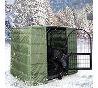 Funda aislante para jaulas de alambre, calidez para clima frío e invierno, uso en interiores y exteriores, para perros pequeños a grandes
