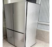 Funda Aislante para Refrigerador, Película Aislante Térmica Reflectante, Parasol Universal para Electrodomésticos y Ventanas, Material Lámina de Aluminio(Magnetic Sticker,90 x 78 cm)