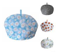 Funda aislante para tetera con exterior de algodón e interior aislante que ayuda a preservar el calor mientras añade estilo a la mesa (25)