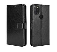 Funda Alcatel 3X 2020 [Pata de Cabra] [Ranuras para Tarjetas] [Funda con Tapa magnética] Compatible con el teléfono Inteligente Alcatel 3X 2020(Negro)