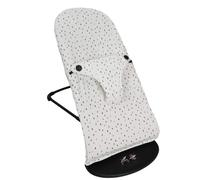 Funda Algodón Hipoalergénica, Hipersuave y Transpirable para Hamaca Babybjörn Balance, Soft y Bliss (Gotitas)
