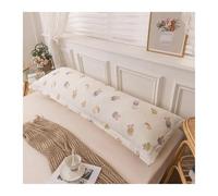 Funda Almohada 1pc Polyester and Hemp Double Long Pillowcases, Pillowcase Lover Sleeping Bedding(Color3)