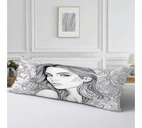 Funda Almohada 30x90 Terciopelo Cojines Moderno Protector Almohada, Cod452 | Cojines Chica Diseño Impresión Doble Cara con Cremallera Invisible, Cojin Impermeable para Almohada Cama, Sofa y Jardin