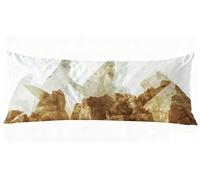 Funda Almohada 40 x 120 cm, Amarillo Fundas Cojines Abstracto Fundas de Almohada Doble Cara Impresión, para Dormir de Lado Suave Lino Cojines Cama para Sofá Cama Sala Decoración Grandes Pillows J0-741