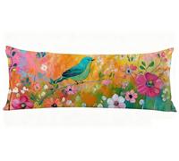 Funda Almohada 40 x 140 cm, Animal Fundas Cojines Vistoso Fundas de Almohada Doble Cara Impresión, para Dormir de Lado Suave Lino Cojines Cama para Sofá Cama Sala Decoración Grandes Pillows J0-782
