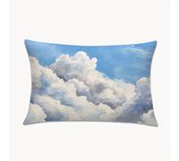 Funda Almohada 40 x 70 Funda Cojines Paisaje Terciopelo Cojines Decoracion Impresión a Doble Cara, Protector Almohada con Cremallera Invisible, Cushion Covers para Sofá, Dormitorio, Hogar (Nube)2Y-557