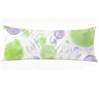 Funda Almohada 50 x 180 cm, Verde Fundas Cojines Púrpura Fundas de Almohada Doble Cara Impresión, para Dormir de Lado Suave Lino Cojines Cama para Sofá Cama Sala Decoración Grandes Pillows J0-810