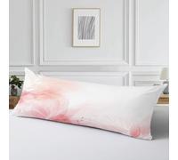 Funda Almohada 60x180 Terciopelo Rosa Protector Almohada Embarazada, Cod758 | Cojines Minimalismo Diseño Impresión Doble Cara con Cremallera Invisible, Cojin Impermeable para Almohada Cama, Sofa y Jardin