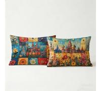 Funda Almohada 60x40 2 Pack, Fundas Cojines Sofa Cama Rusia, Funda Cojin 40x60 cm Decorativos, Fundas de Cojines Impresión a Doble Cara Catedral De San Basilio para Home Decoration Regalo BZTH-1956