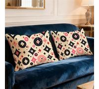 Funda Almohada 60x90 Cojines Sofa Moderno Cojin Sofa Geometría, 2026 Nuevo Rectangular Fundas de Cojín Juego de 2 con Cremallera Oculta, Terciopelo Protector Almohada, Decorativas Hogar Regalo O-350Y