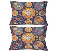 Funda Almohada 60x90 Cojines Sofa Nórdico Cojin Sofa Mandala, 2026 Nuevo Rectangular Fundas de Cojín Juego de 2 Con Cremallera Oculta, Terciopelo Protector Almohada,Decorativas Hogar Dormitorio O-430Y