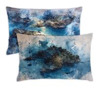 Funda Almohada 80x50 Rectangular Cojines Marina de guerra Pack 2 Grandes Funda Cojin 50x80 cm con Cremallera Invisible,Terciopelo Lavable Suave, Sofa Jardín Casa Decoracion Otoño Regalos,Fantasía,58-j
