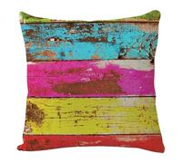 Funda Almohada Amarillo Marrón Rosa Fundas Cojines Sofa Cama Algodón Lino Funda Cojin 45 x 45 Transpirabilidad Cushion Covers con Cremallera Oculta Cojines para Sofa Lavable Fundas Cojin 1 Pcs