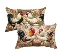 Funda Almohada Burdeos Fundas para Cojines Animal Cojines Sofa Funda de Almohada 50x80cm Cushion Covers Terciopelo con Cremallera Oculta Lavable Adecuado para Uso Diario C0C980