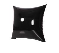 Funda Almohada Clásica Látex con Cremallera 40x40cm,Hecho Mano Negro Moda Almohada Látex Fundas,Puede Colocar en Cama Cálida