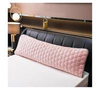 Funda Almohada Couple Double Pillow Case Single Side Quilted Pillow Cases Simple Solid Color Body Size Pillowcase Safety No Zipper Pillow Cover(Single Flannel 1,120x45cm(No Pillow))