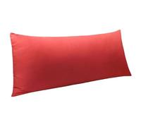 Funda Almohada Microfiber Ultra Soft Body Pillowcase with Envelope Closure, Wrinkle, Stain Resistant Body Pillow Cover, 20" X 54"(Wine Red)