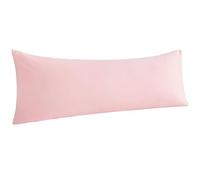 Funda Almohada Microfiber Ultra Soft Body Pillowcase with Envelope Closure, Wrinkle, Stain Resistant Body Pillow Cover, 20" X 54"(Pink 2)