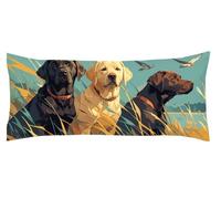 Funda Almohada Perro 60 x 180cm Funda Cojin Animal Protector Almohada Cervicales y Cuello, Fundas Cojines Cama Decorativos Fundas Cojin Embarazada Larga Cojines, para Almohadas de Verano Kl-164