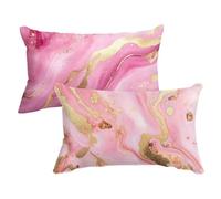 Funda Almohada Rosa Fundas para Cojines MarróN Cojines Sofa Funda de Almohada 50x80cm Cushion Covers Terciopelo con Cremallera Oculta Suave y Cómoda Adecuado para Uso Diario C0C870