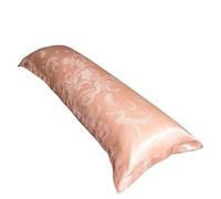 Funda Almohada Satin Jacquard Cool Summer 120/150/180Cm Long Pillowcase Embossed Pillow Case Cover Luxury Satin Fabric Home Textile 1pcs(Color5,48x150cm 1pcs)